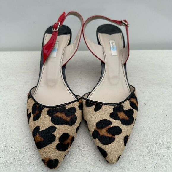 Boden Slingback Heels Animal Print Size 38-7,5 - Picture 3 of 7